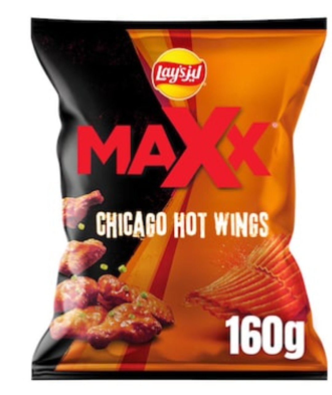 LAYS MAXX CHICAGO HOT WINGS 160G